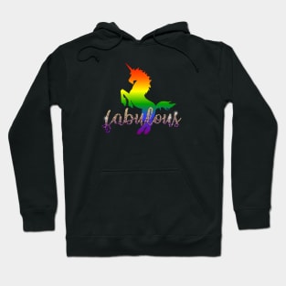 FABULOUS Rainbow Unicorn Hoodie